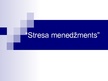 Referāts 'Stresa menedžments', 23.