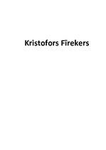 Referāts 'Kristofors Fīrekers', 1.