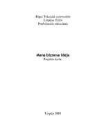 Biznesa plāns 'Ekspeditori', 1.