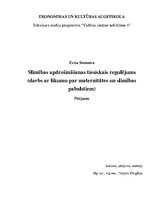 Referāts 'Slimības apdrošināšanas tiesiskais regulējums (darbs ar likumu par maternitātes ', 1.