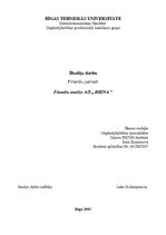 Referāts 'AS "Diena" finanšu analīze', 1.