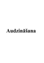 Referāts 'Audzināšana', 1.