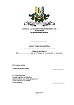 Prakses atskaite 'Vides aizsardzība', 1.