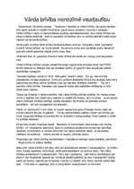 Referāts 'Vārda brīvība nenozīmē visatļautību', 1.