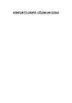 Referāts 'Konflikti grupā, to cēloņi un sekas', 1.