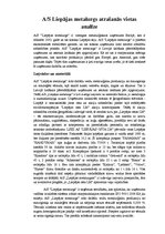 Referāts 'A/s "Liepājas metalurgs" atrašanās vietas analīze', 1.