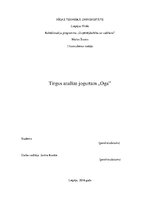 Referāts 'Tirgus analīze jogurtam "Oga"', 1.