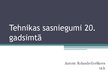 Prezentācija 'Tehnikas sasniegumi 20.gadsimtā', 1.