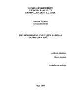 Referāts 'Datornoziegumi un to vieta Latvijas Krimināllikumā', 1.