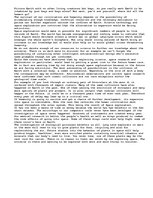 Eseja 'Space Exploration', 1.