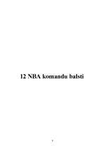 Referāts 'NBA 12 komandu balsti ', 9.