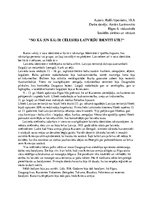 Eseja 'Latviešu identitāte', 1.
