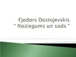 Prezentācija 'Fjodors Dostojevskis "Noziegums un sods"', 1.