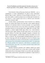 Referāts 'Vasilijs Kandinskis. Teorētiskie principi. Daiļrades raksturojums', 1.