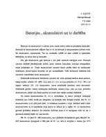 Referāts 'Akumulatori, baterijas un to darbība', 1.