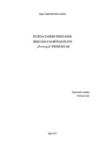 Referāts 'Reklāmas radošais plāns "Thermopal" produktam', 1.