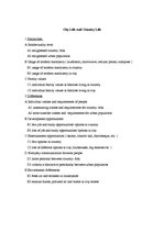 Eseja 'City Life and Country Life', 1.