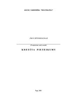 Konspekts 'AS "Latvijas Biznesa Banka" un AS "Multibanka" noguldījumi un hipotekārie kredīt', 1.