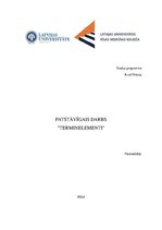 Konspekts 'Terminelementi latīņu valodā', 1.