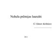 Prezentācija 'Nobela prēmijas laureāti', 1.