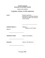 Diplomdarbs 'Loģistikas sistēmas izveide uzņēmumā', 1.