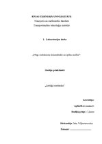 Paraugs 'Pirmais laboratorijas darbs "Vītņu mehānismu kinemātiskā un spēka analīze"', 1.