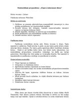 Konspekts 'Matemātikas pēcpusdiena sakumskolā', 1.