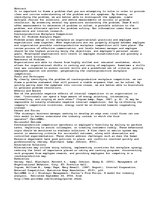 Eseja 'Counterproductive Workplace Competition. Part II: Problem Analysis Paper ', 1.