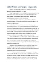 Eseja 'Vides vīzija. Latvija pēc desmit gadiem', 1.