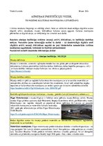 Konspekts 'Atmiņas institūciju veidi', 1.