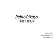 Prezentācija 'Pablo Pikaso', 1.