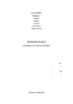 Biznesa plāns 'Biznesa plāns peintbola biznesa uzsākšanai', 1.