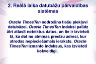 Referāts 'Reālā laika datubāžu pārvaldības sistēma', 21.