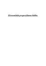 Referāts 'Ekonomiskās prognozēšanas būtība', 1.