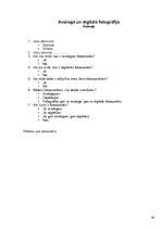 Referāts 'Analogais un digitālais foto', 39.