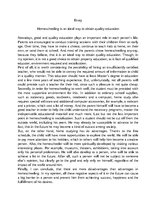 Eseja 'Homeschooling Is an Ideal Way to Obtain Quality Education', 1.