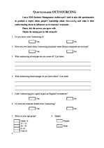 Referāts 'Outsourcing Business Report ', 29.