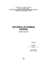 Referāts 'Iestādes lietvedības sistēma', 1.