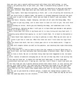 Eseja 'What a Parent Goes Through', 1.