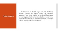 Referāts 'Terorisms', 40.