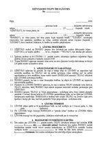 Paraugs 'Dzīvojamo telpu īres līgums', 1.