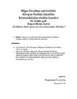 Konspekts 'Teksta un vizuālā materiāla saskaņošanas problēmas redaktora darbā. Vizuālā mate', 1.
