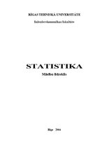 Referāts 'Statistika. Mācību līdzeklis', 1.