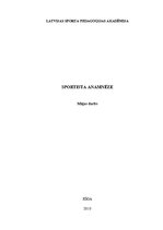 Konspekts 'Sportista anamnēze, somatoskopija, pēdu apskate', 1.