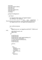 Paraugs 'Npgsql datubāzes savienojums ar DataAdapter', 1.