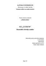 Prakses atskaite 'Uzņēmuma finansiālā stāvokļa analīze', 1.