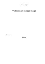 Referāts 'Vielmaiņa un enerģijas maiņa', 1.