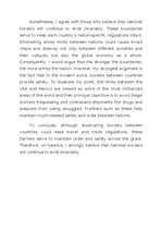 Eseja 'Some people believe that in the near future there will be no borders between cou', 2.