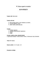 Konspekts 'Sporta stundas konspekts 9.klasei', 1.