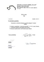 Paraugs 'Rīkojums', 1.